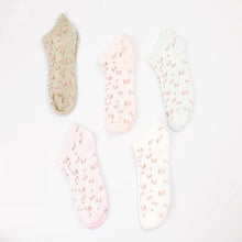 Load image into Gallery viewer, 5 Pairs Women Girls Cute Heart Ankle High Low Cut Casual Sport Cotton Socks Multi-Color

