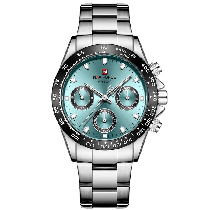 Men's Stainless Steel Chronograph Watch Nf9193M