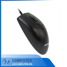 Load image into Gallery viewer, Usb Wired Mouse Contoured shape designed for all-day comfort in either hand Black
