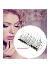 Load image into Gallery viewer, 4-Piece Magnetic False Eyelashes Black

