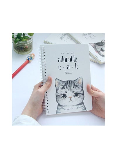 DL 16K loose leaf rollover coil B5 sprout cat CAT diary book notebook stationery Stationery for office supplies students
