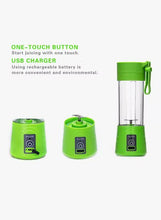 Load image into Gallery viewer, Blender Mini Shakes Juicer 380 ml Cup USB Rechargeable
