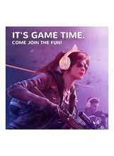 Load image into Gallery viewer, Wired Gaming Headset Removable Cat Ears Headphones with Microphone
