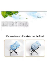 Load image into Gallery viewer, 5 Gallon Water Bottle Jug Drink Dispenser Storage Cooler Foldable Cradle Stand
